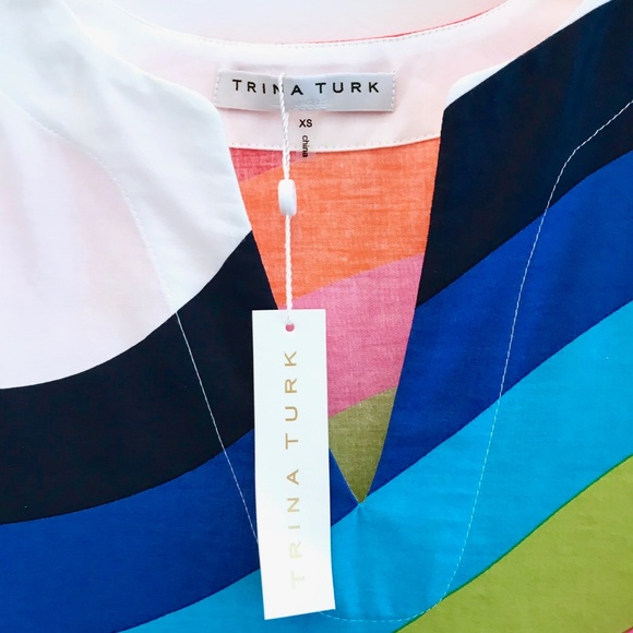 Trina Turk Shangri La Honolulu Midi Dress Kaftan - Picture 7 of 7